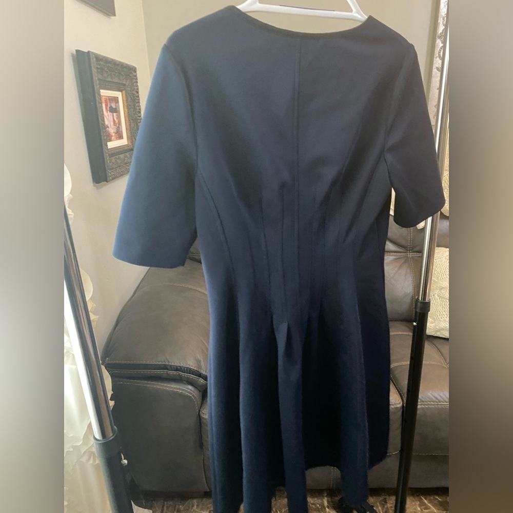 Betsey Zip-Front Fit-and-Flare Dress, Size 10 - Picture 9 of 12